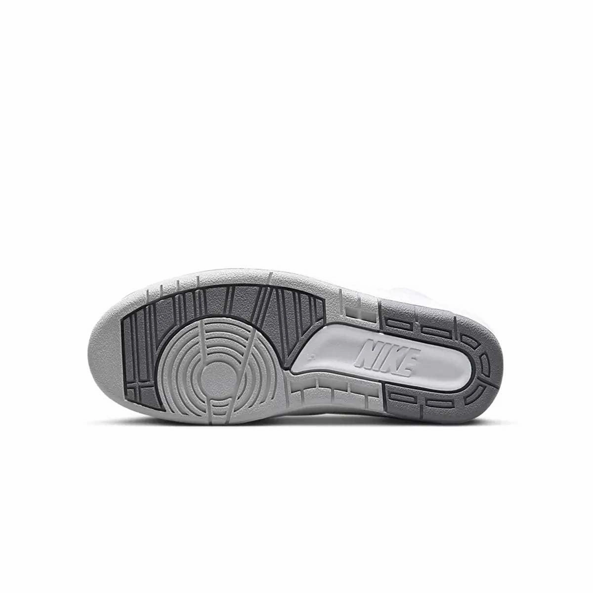 Kid's Air Jordan 2 Retro 'Cement Grey' daily commuters' sneakers Reflective Safety Details