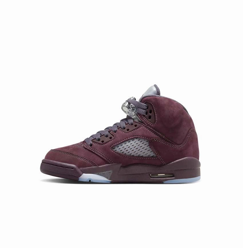 Adjustable Strap System Flexible Outsole Kid's Air Jordan 5 Retro SE 'Burgundy'