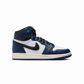 Kids Air Jordan 1 High OG 'Midnight Navy' passionate runners' shoes Outstanding