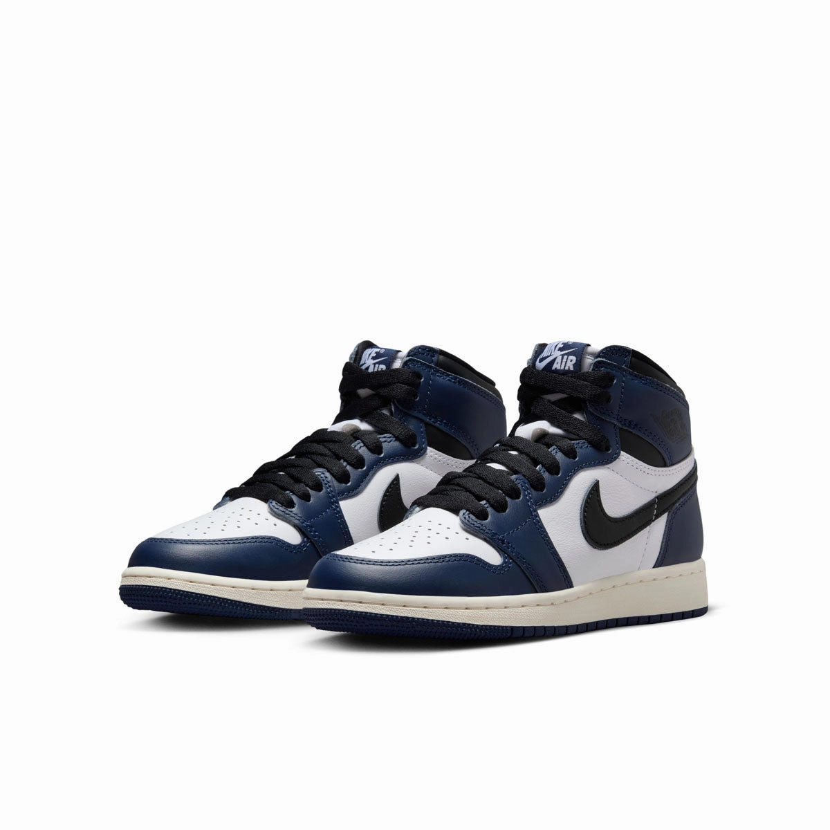 Kids Air Jordan 1 High OG 'Midnight Navy' synthetic sole