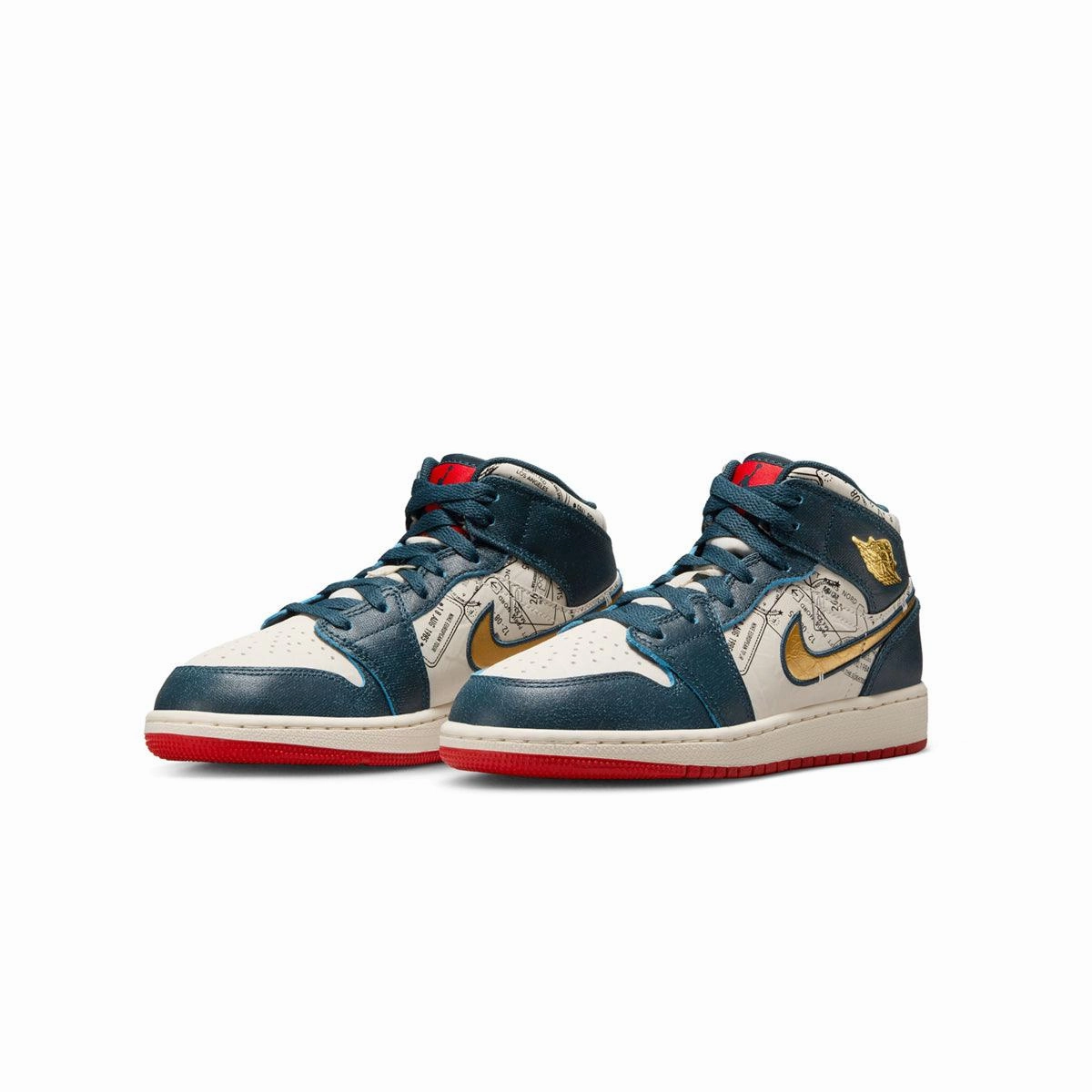 Kids Air Jordan 1 Mid SE 'Take Flight' Boosted comfort Elevated traction