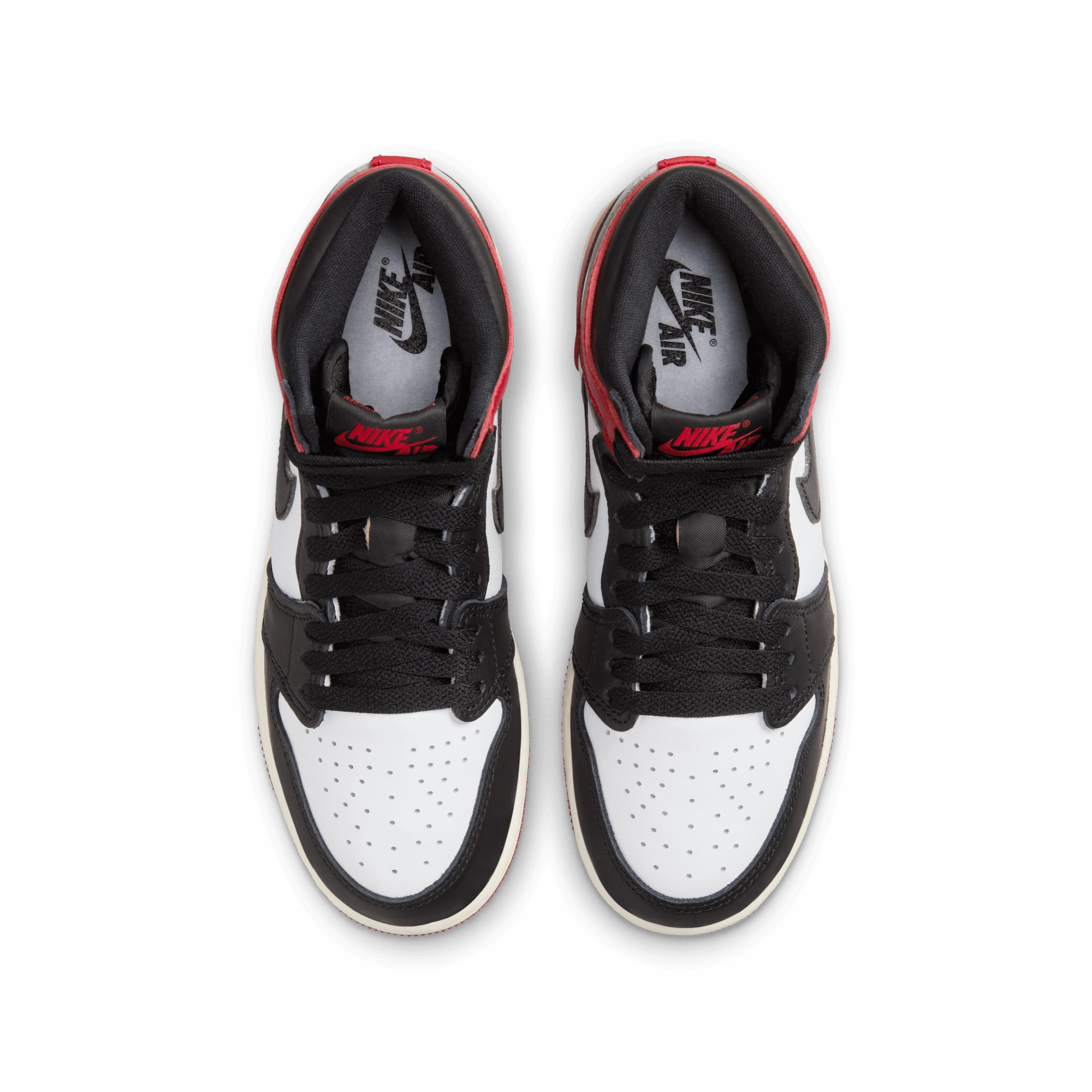 Kids Air Jordan 1 Retro High OG 'Black Toe Reimagined' Secure Sole