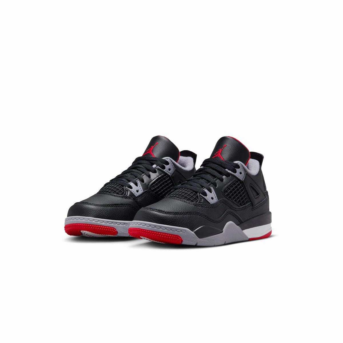 Eco Friendly Leather weekday Kids Air Jordan 4 Retro 'Bred Reimagined'