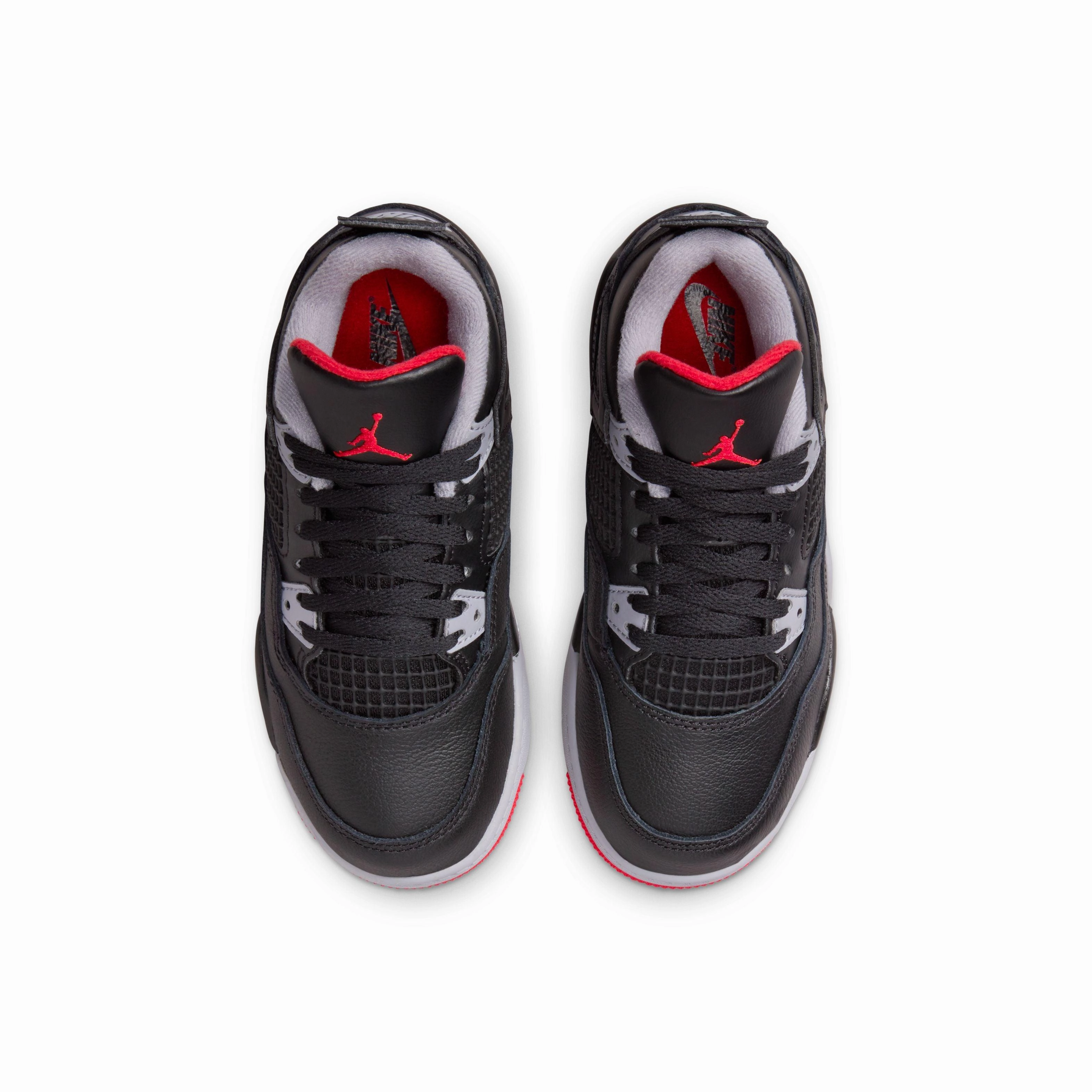 Tall Temperature Regulating Interior Kids Air Jordan 4 Retro 'Bred Reimagined'
