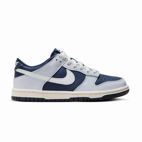 hook - and - loop Ultra Cushioned Heel Kids Dunk Low 'Football Grey'