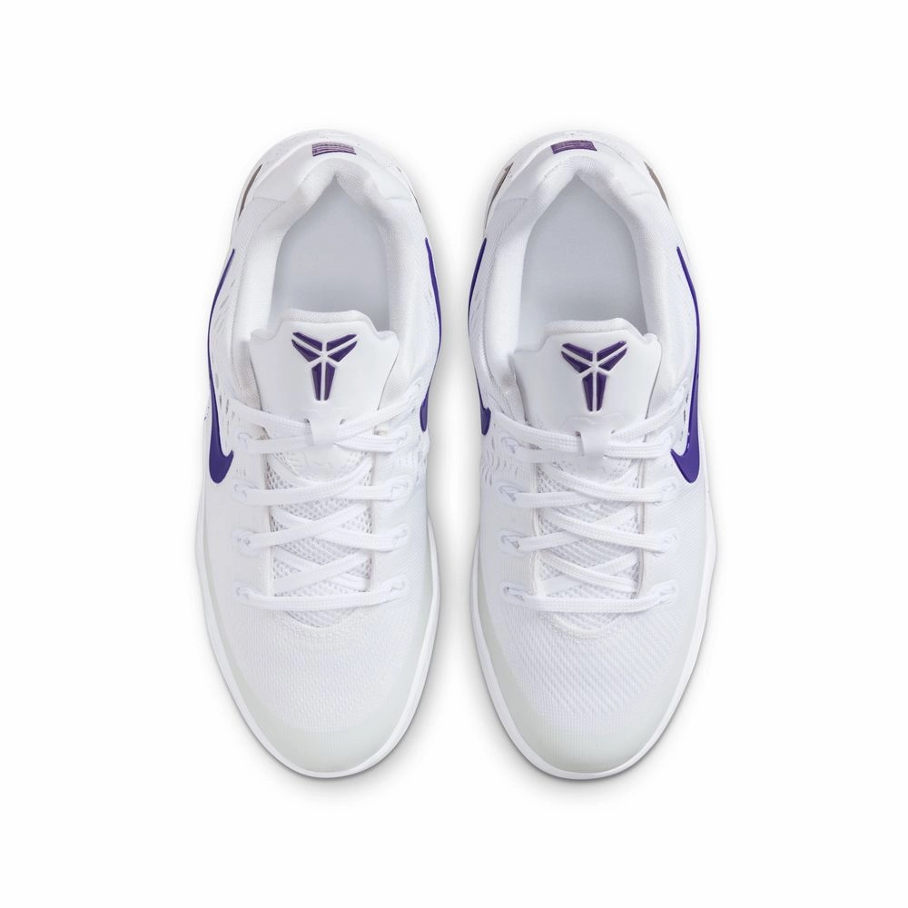 normal Impact Resistant Toe Cap Kids Kobe IX Low Em 'White Court Purple'
