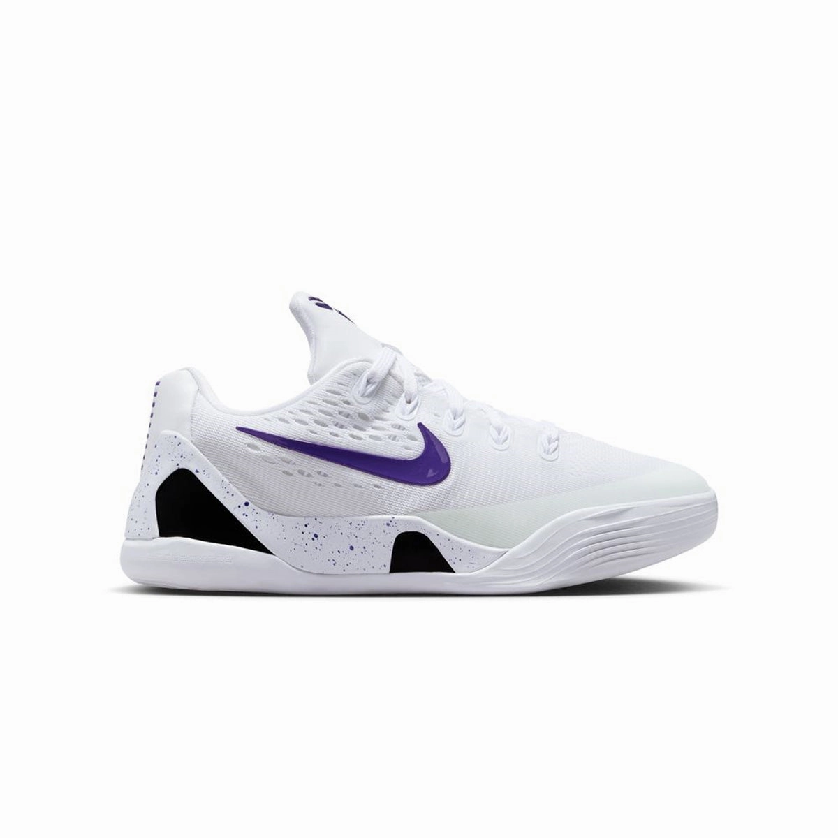 Office Shock Diffusion Structure Kids Kobe IX Low Em 'White Court Purple'