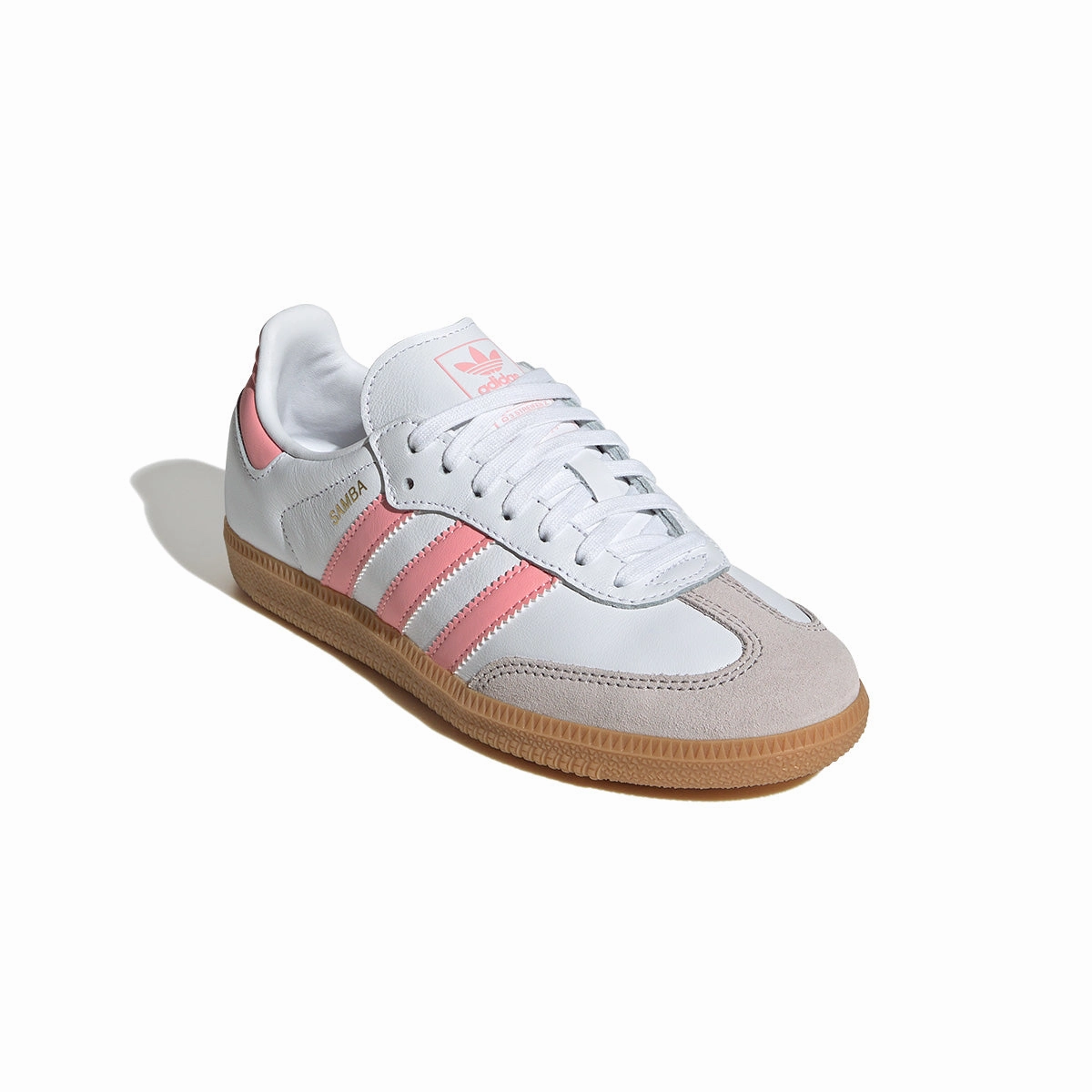 Kids Samba OG 'White Semi Pink Spark' Reflective details winter - style