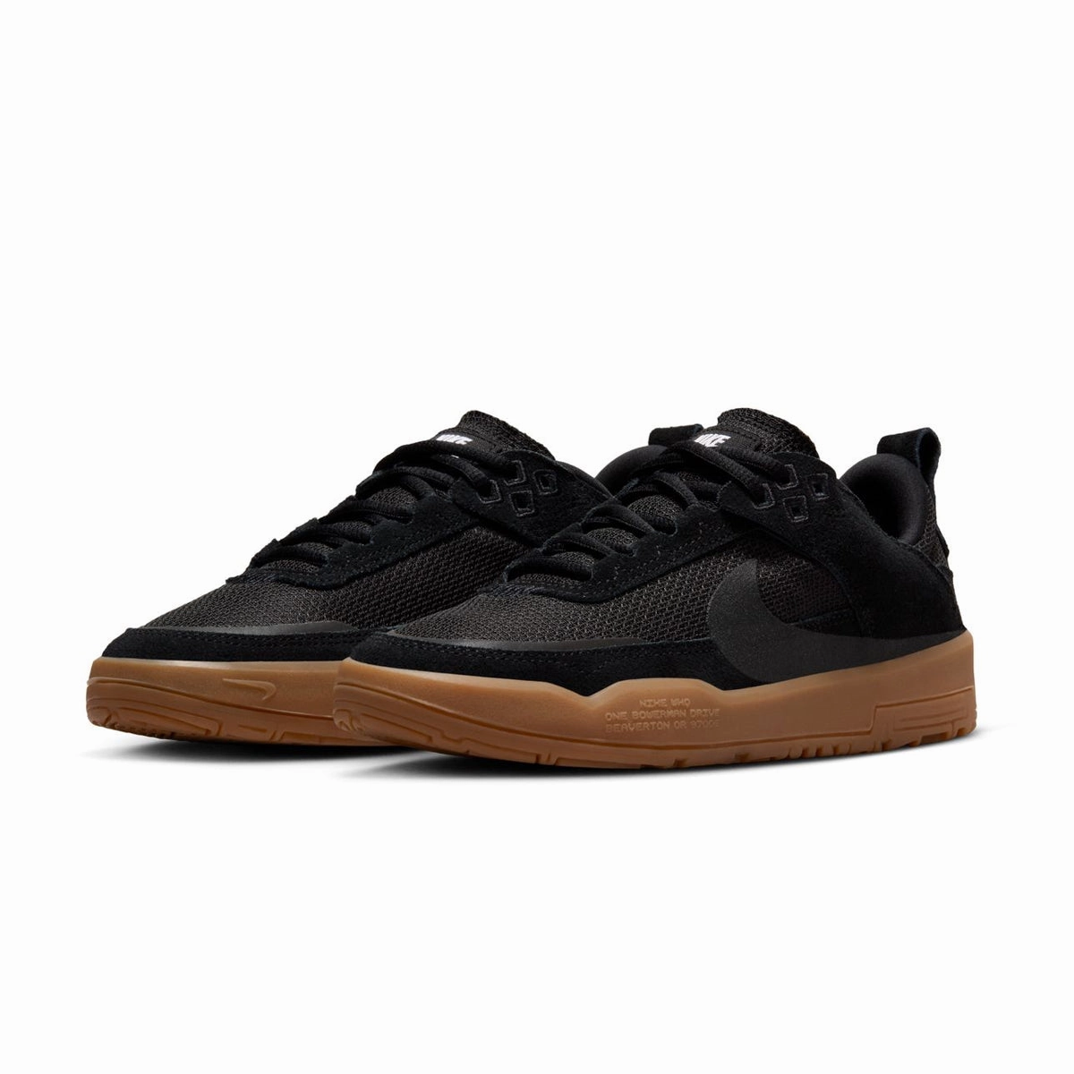 Kids SB Day One 'Black Gum' daily commuters' sneakers Abrasion Resistant Mesh