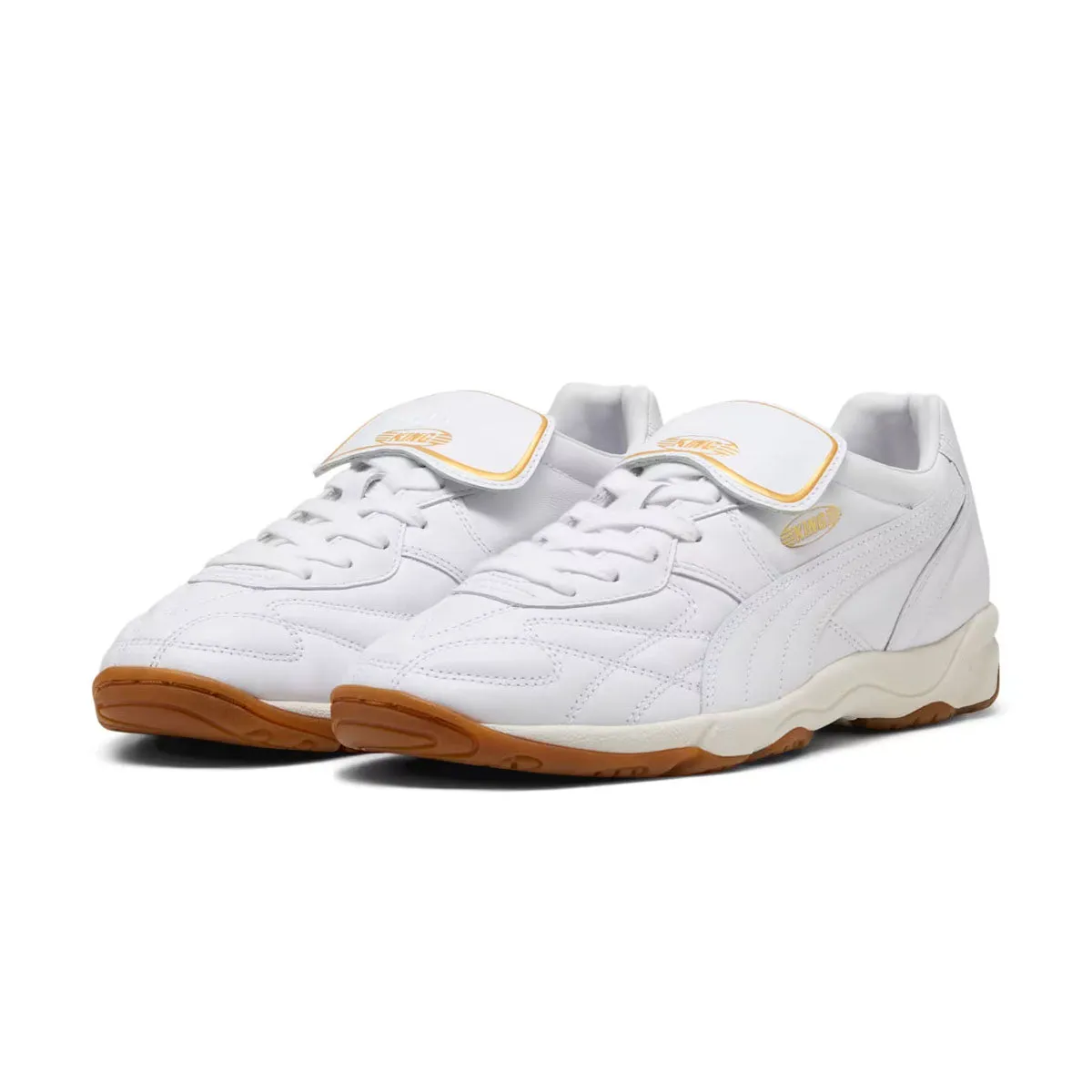 King Indoor 'Puma White Frosted Ivory' Genuine lace - up closure