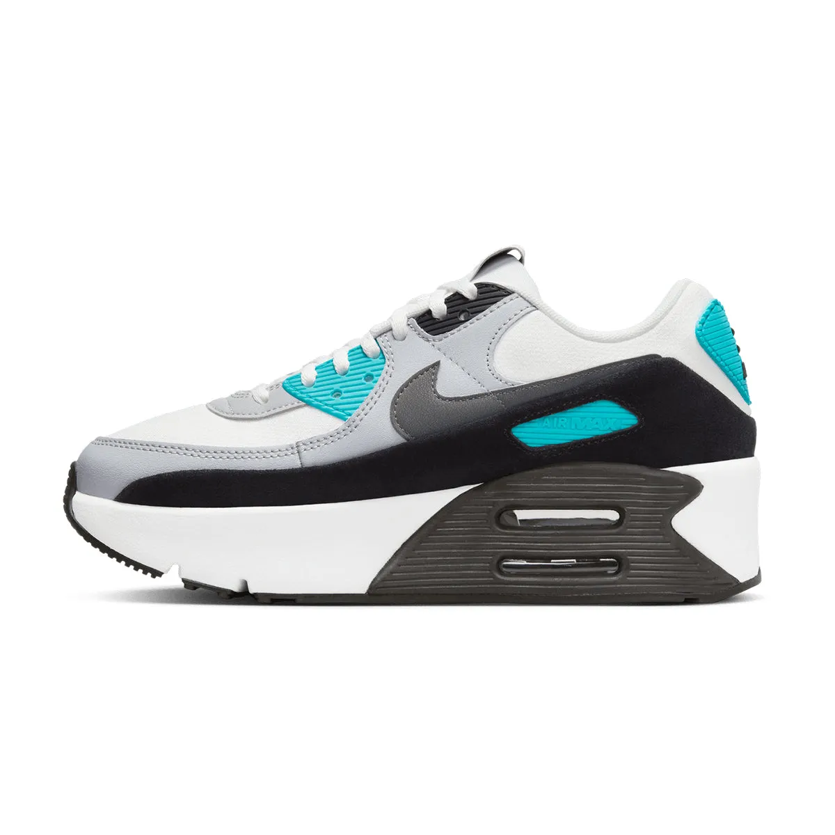 Wmns Air Max 90 LV8 'Laser Blue' Stretchy Quick Dry Fabric