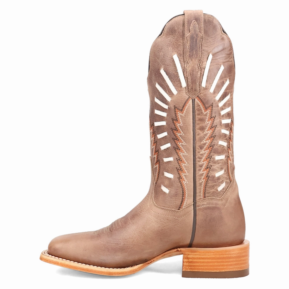 Extreme Cold Lacey Embroidered Square Toe Cowboy Boots