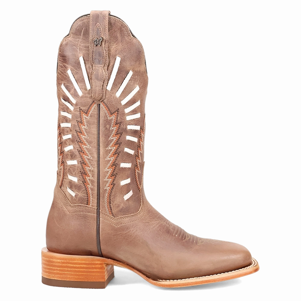 Dynamic Flex Construction Comfortable Design Lacey Embroidered Square Toe Cowboy Boots