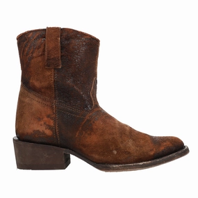 Urban Everyday Trail Ready Footwear Lamb Round Toe Pull On Cowboy Booties