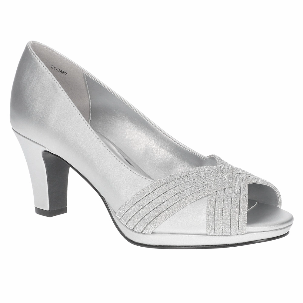 Lavish Peep Toe Pumps Strong Shade