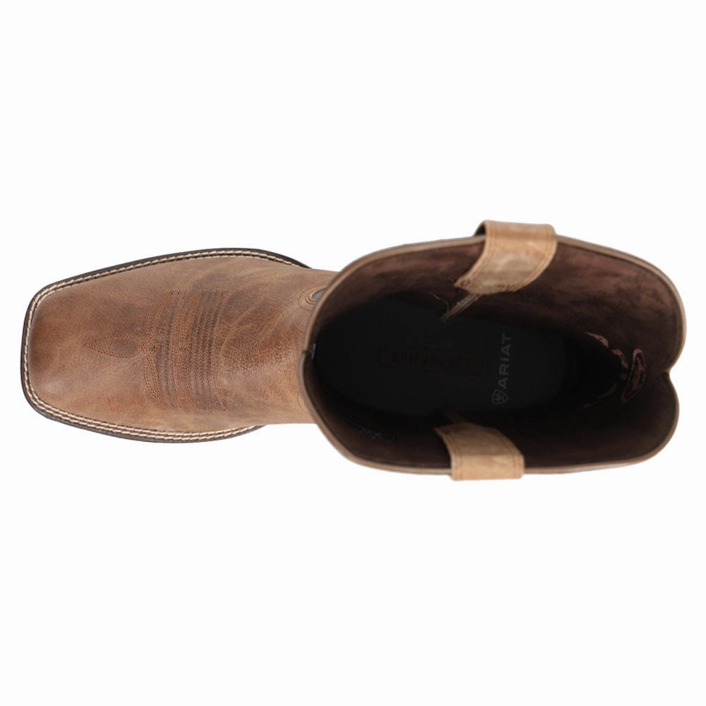 Layton Embroidered Square Toe Cowboy Boots Shock Absorption Layer performer - style