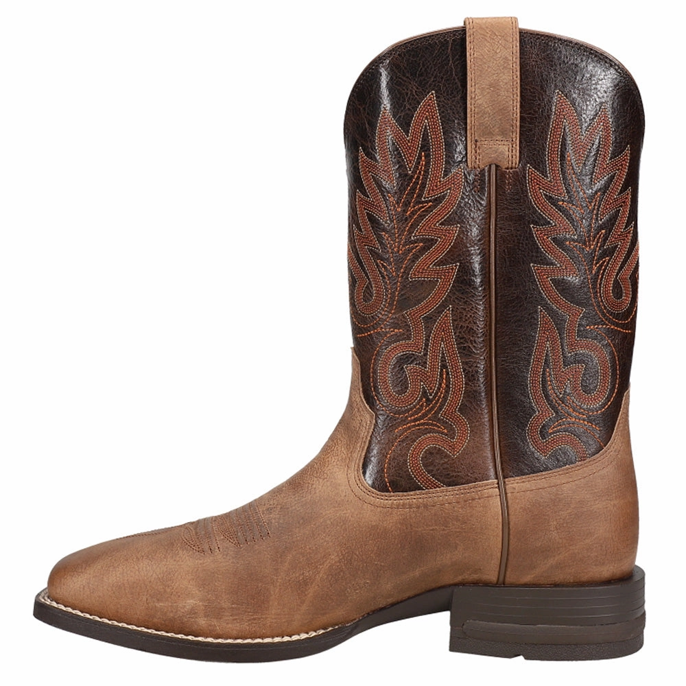 work - related features Layton Embroidered Square Toe Cowboy Boots