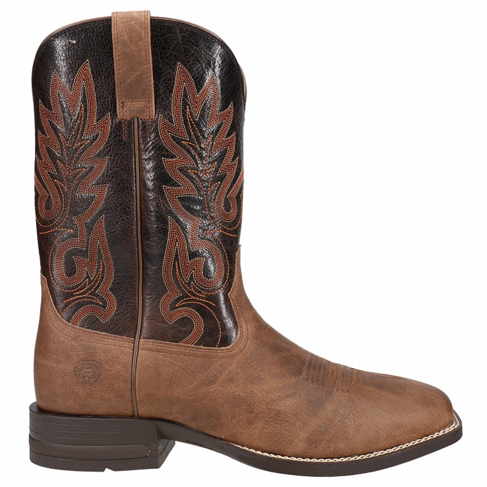 Layton Embroidered Square Toe Cowboy Boots Impact protection Activewear