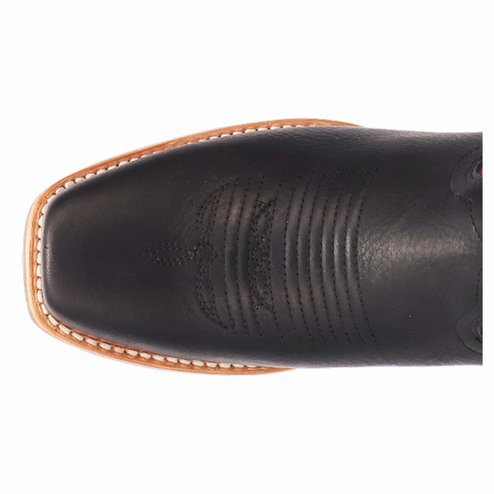 Creed Embroidered Square Toe Pull On Cowboy Boots beginner-friendly