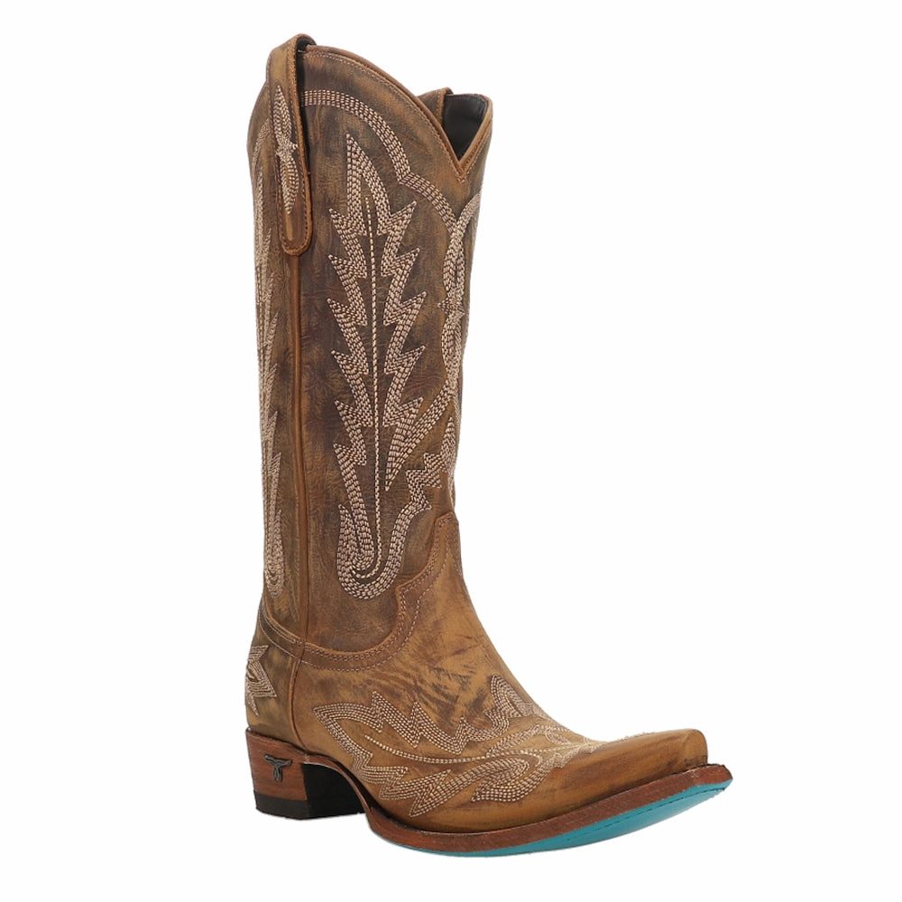 Lexington Embroidered Snip Toe Boot Casual Wear