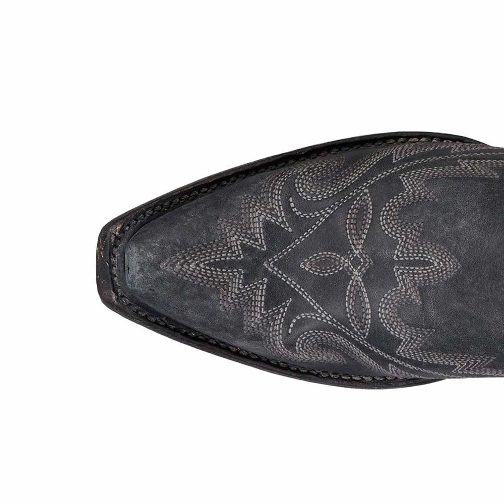 All Weather Mountain Climber Lexington Embroidered Snip Toe Cowboy Bootie