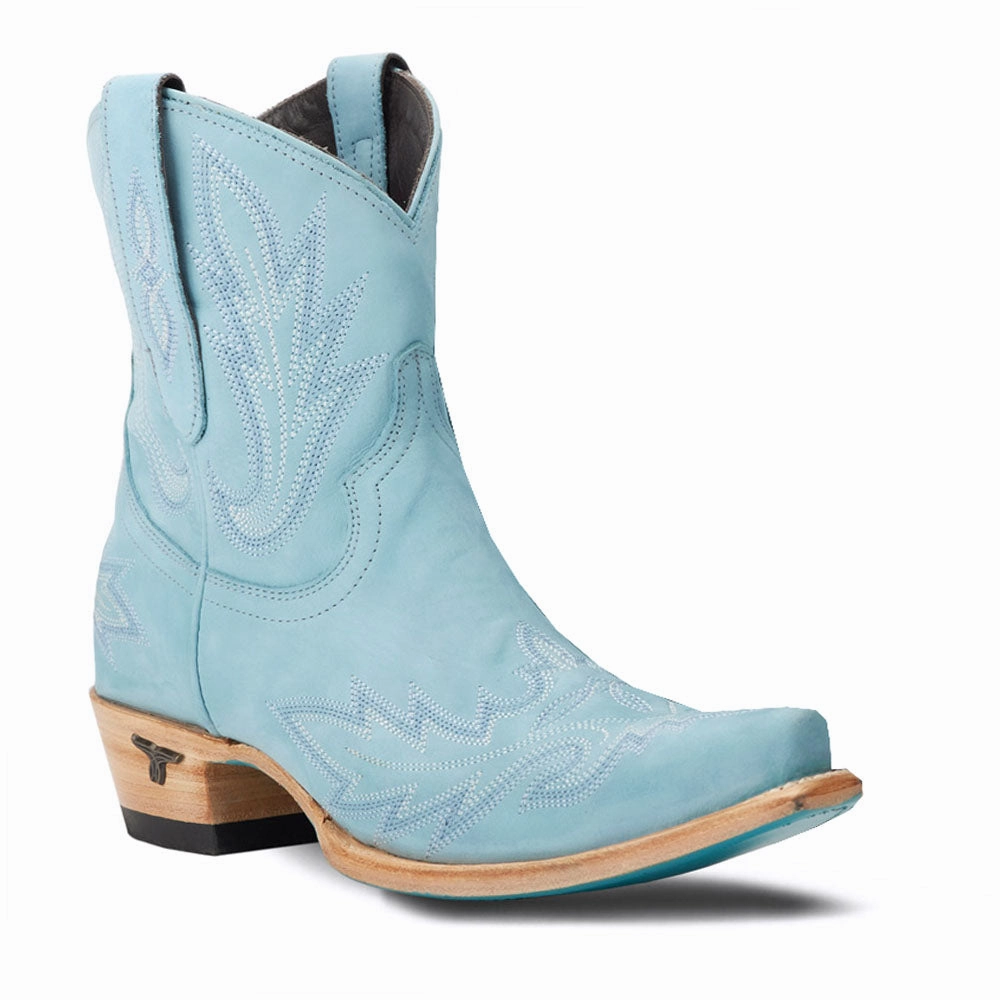 High-End Craftsmanship Comfort Lining Windy Weather Lexington Embroidered Snip Toe Cowboy Bootie