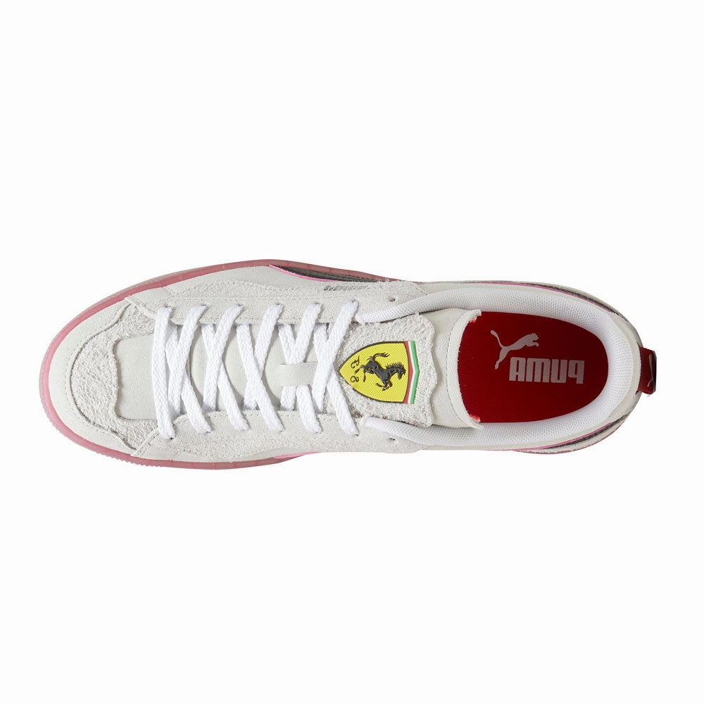 Scuderia Ferrari Suede Trippy Lace Up Sneakers Seamless construction