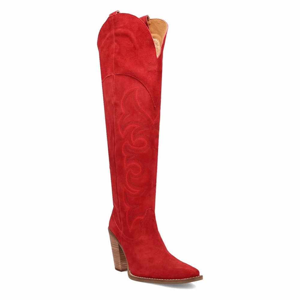 Padded Interior Cold Weather Commuter Adjustable Gusset Design Primadonna Embroidered Snip Toe Zippered Cowboy Boots