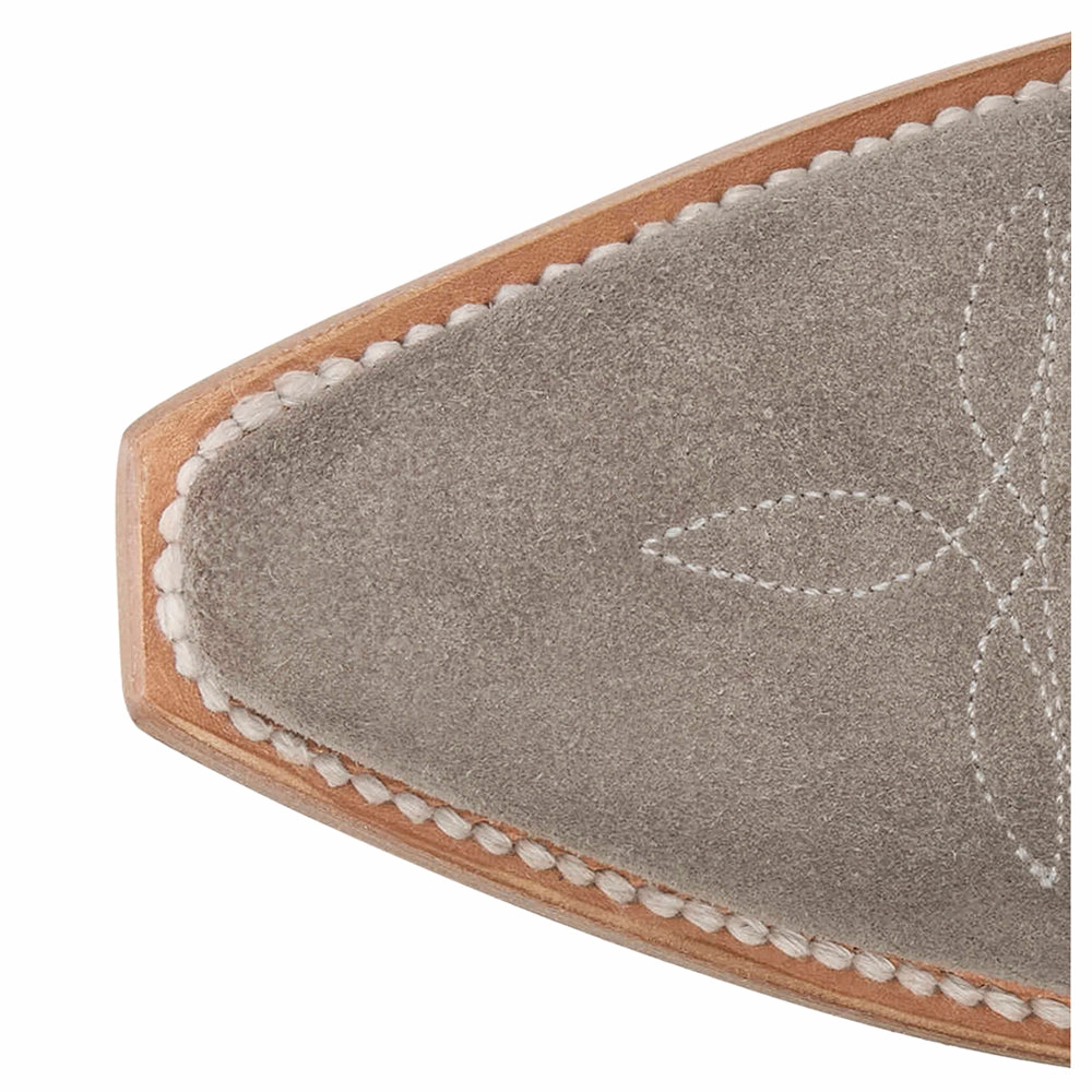 Shopping Lover Liz Embroidered Suede Snip Toe Cowboy Boots