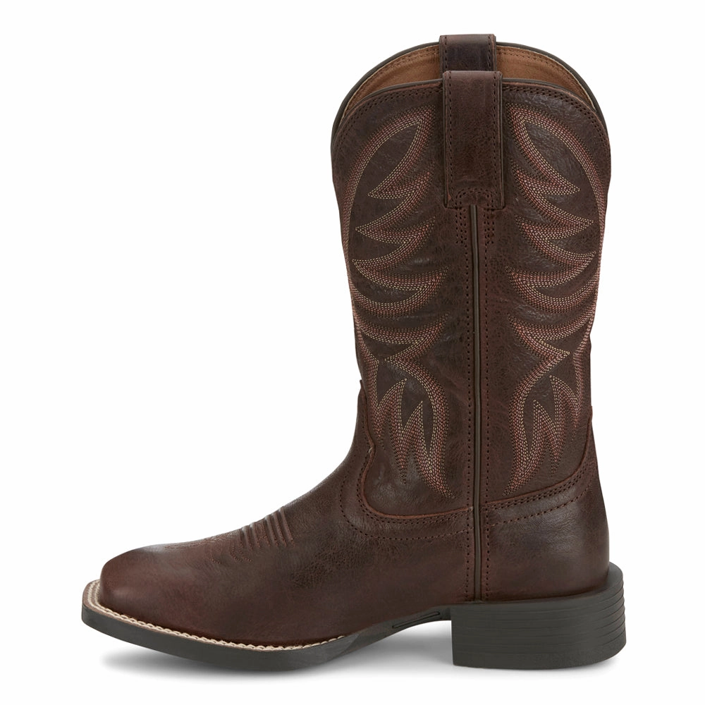 Demeter 11 Inch Square Toe Cowboy Boots Weekend Trek Padded Interior Mountain Climber