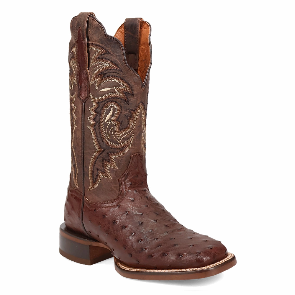 Work Approved Feather Light Active Nomad Kylo Embroidered Square Toe Pull On Cowboy Boots