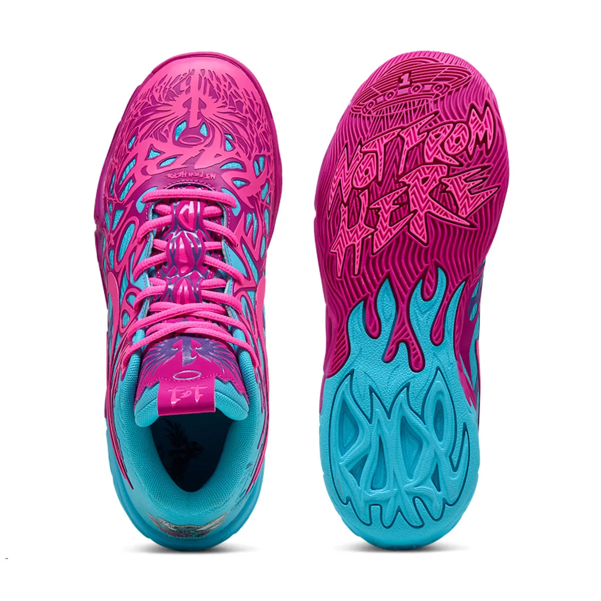 elegant design martial artists - specific features   LaMelo Ball MB.04 'Iridescent'