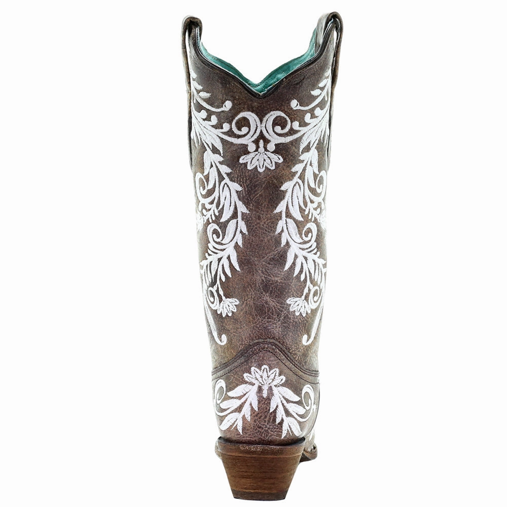 Built For Adventure Ergonomic Design Glow In The Dark Embroidered Snip Toe Cowboy Boots