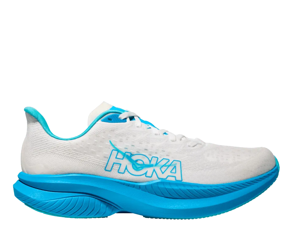 HOKA-MACH 6 WIDE Men Non Chafing Trim Turbulent Traction