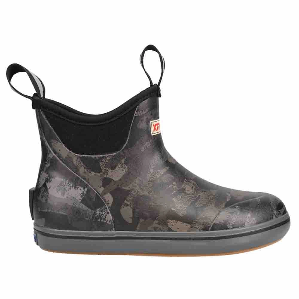 Anti blister Ankle Deck Camo Pull on Boots