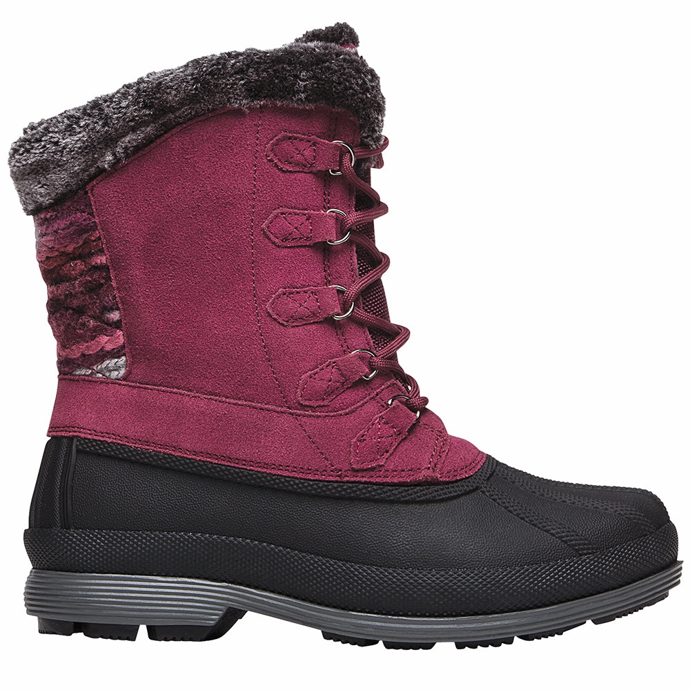 Flexible Frame Functional Minimalist Lumi Tall Lace Duck Boots