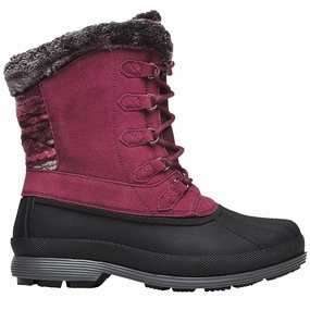 Flexible Frame Functional Minimalist Lumi Tall Lace Duck Boots