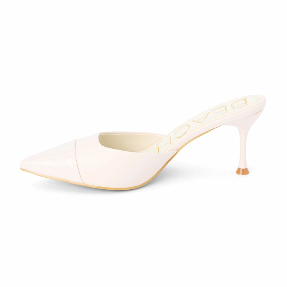 Jo Pointed Toe Mules Base Edge