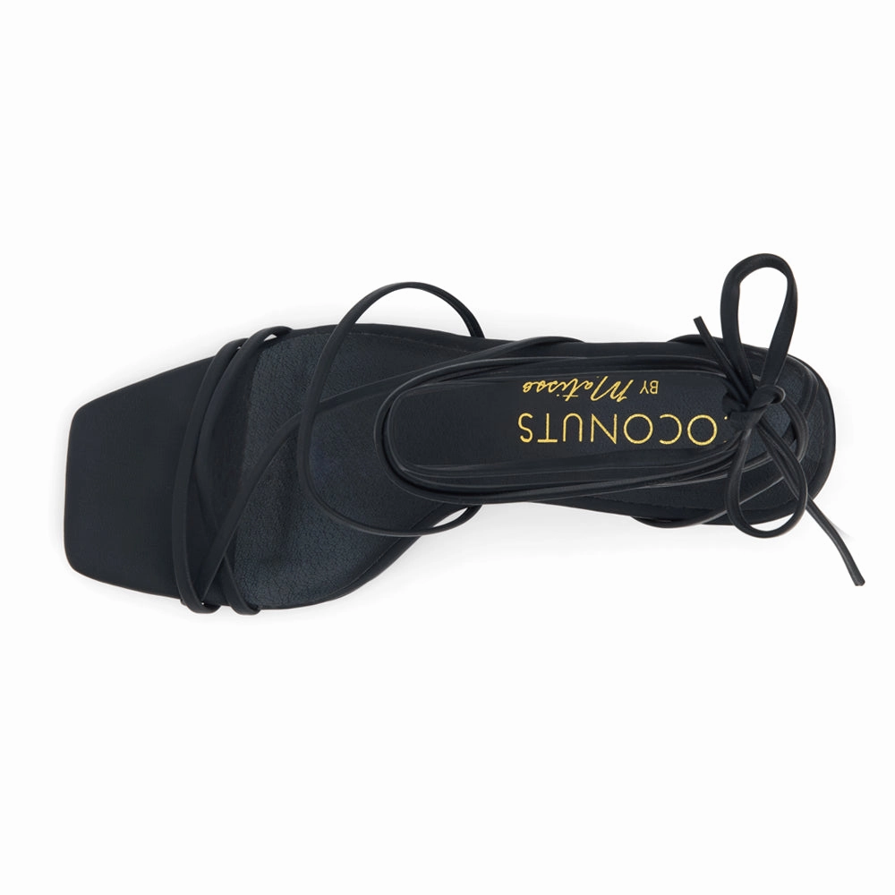 Skill Craft Open Office Lilly Ankle Strap Kitten Heel Sandals