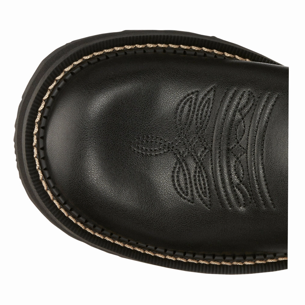 Heavy Use Active Wear Lyla Embroidered 8 Inch Round Toe Cowboy Boots