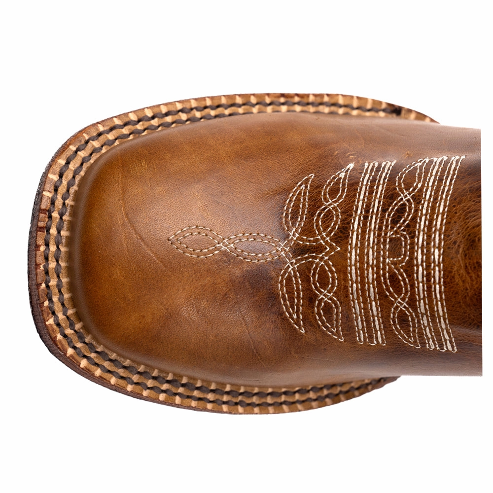 Trail Ready Mae Embroidered Square Toe Cowboy Boots