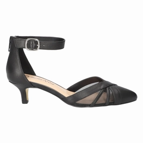 Malani Pointed Toe Kitten Heel Pumps Travel Fit Strong Look