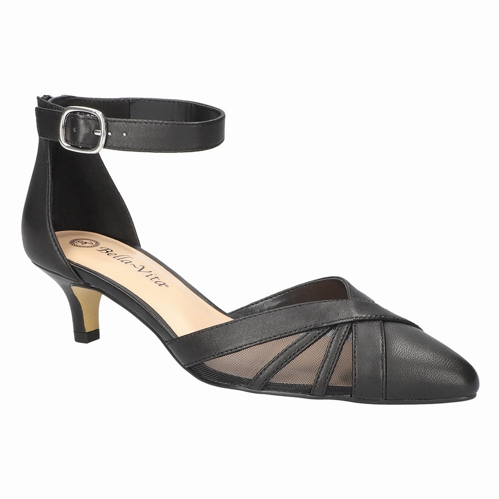 Malani Pointed Toe Kitten Heel Pumps Refined Layer