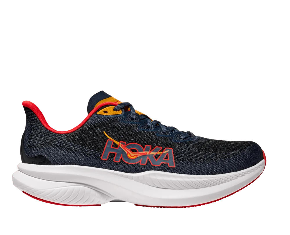 HOKA-MACH 6 WIDE Men standard - width running gear wide - toe - box running shoes