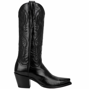 Maria Embroidered Snip Toe Cowboy Boots Versatile Footwear Italian Glam