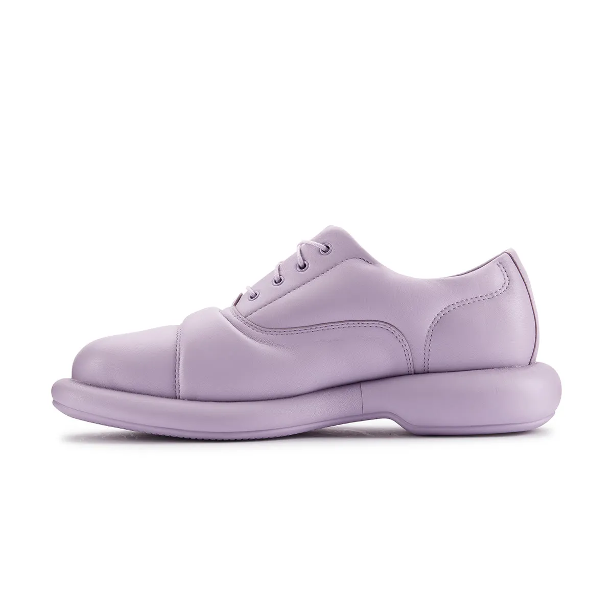 Seamless Interior Construction Double Stitch Construction   Martine rose CUR Oxford 1 'Lilac Leather'