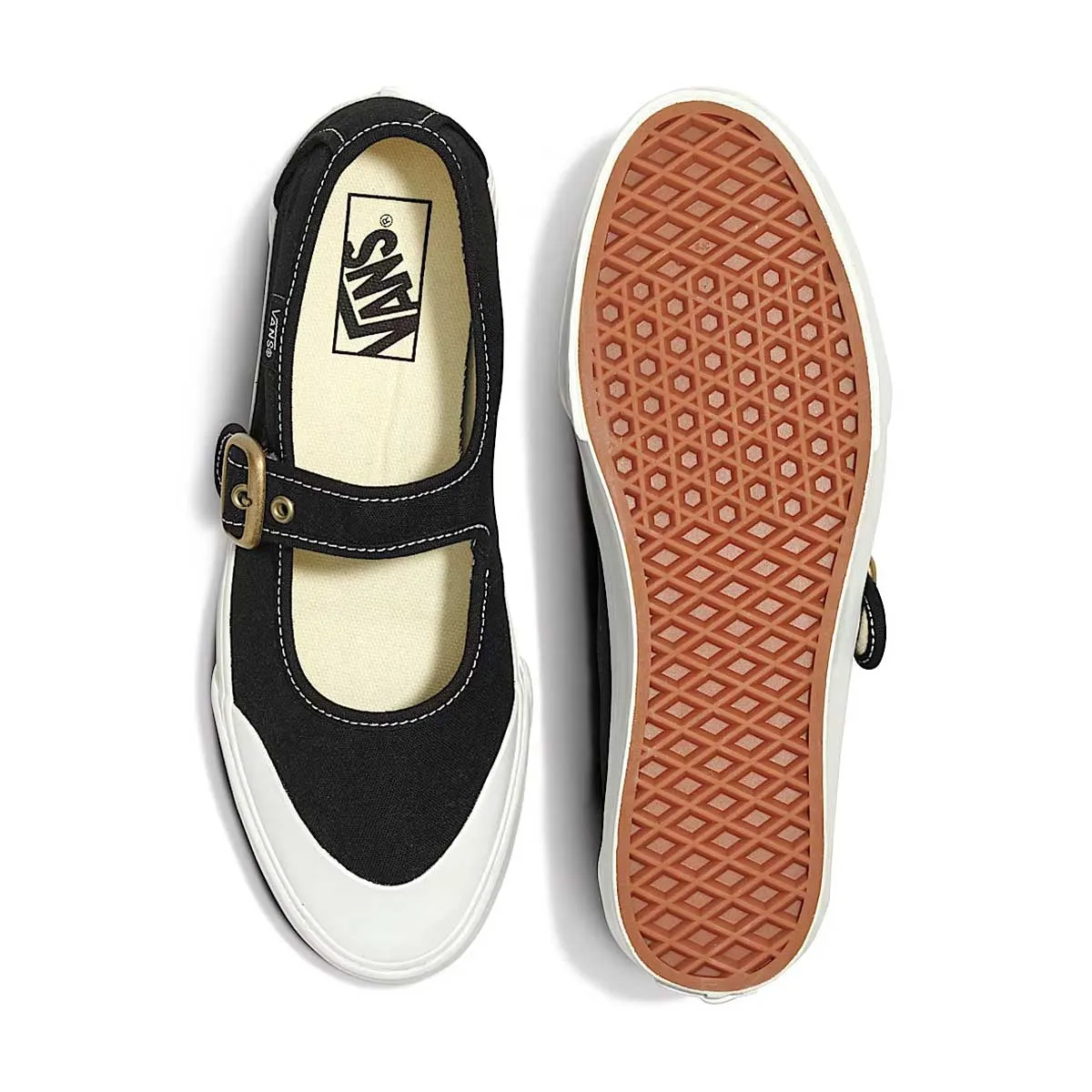 Hyper Elastic Foam Mary Jane 'Black True White'