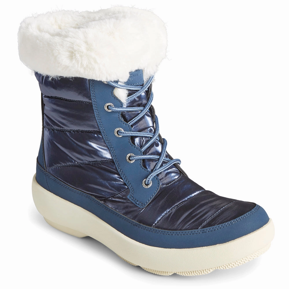 Bearing Plushwave Metallic Snow Boots Sleek Fit