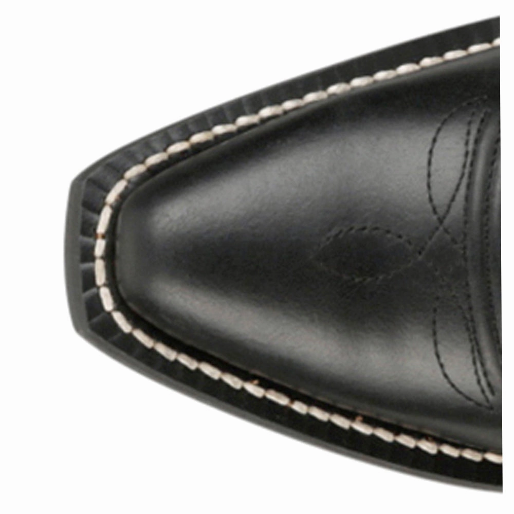 May 15 Inch Floral Tooled Inlay Snip Toe Pull On Cowboy Boots Sleek Profile