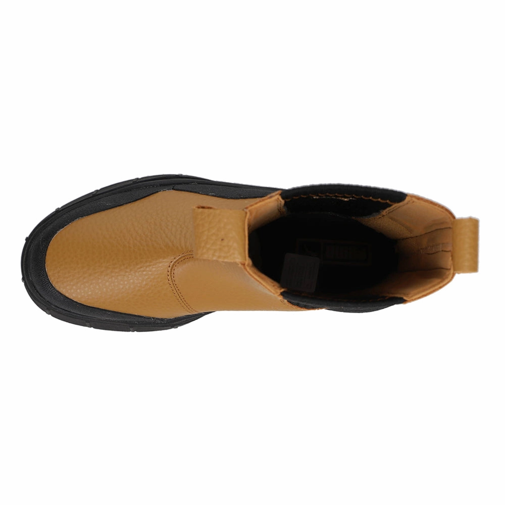 Mayze Stack Round Toe Platform Chelsea Pull On Boots Flexible Shank Slip Resistant Adventure Seeker